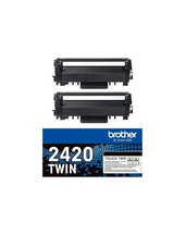 Brother TN2420TWIN / TN2420 2-Pack High Capacity Black Toner - Lasertoner Sort