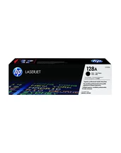 HP 128A / CE320A Black Toner - Lasertoner Sort