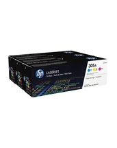 HP 305A / CF370AM 3-Pack - Lasertoner Cyan