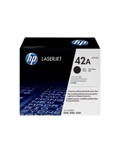 HP 42A / Q5942A - Black Laser Toner - Lasertoner Sort