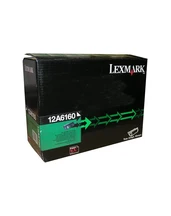 Lexmark - black - original - refurbished - toner cartridge - Lasertoner Sort